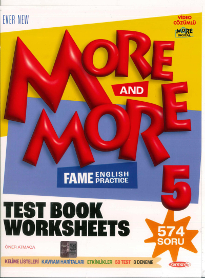 5. Sınıf New More More English 5 Fenomen Test Book Kurmay ELT Yayınları Vivo Fotokopi Merkezi