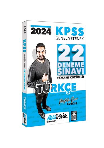 2024 KPSS GY Türkçe Tamamı Çözümlü 22 Deneme Sınavı HocaWebde Yayınlar Vivo Fotokopi Merkezi
