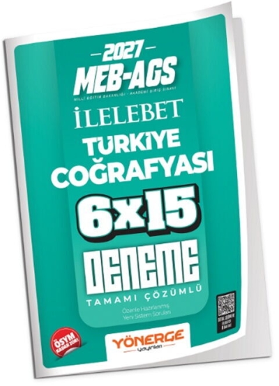 MEB-AGS Türkiye Coğrafyası İLELEBET 6x15 Deneme Çözümlü Yönerge Yayınları Vivo Fotokopi Merkezi