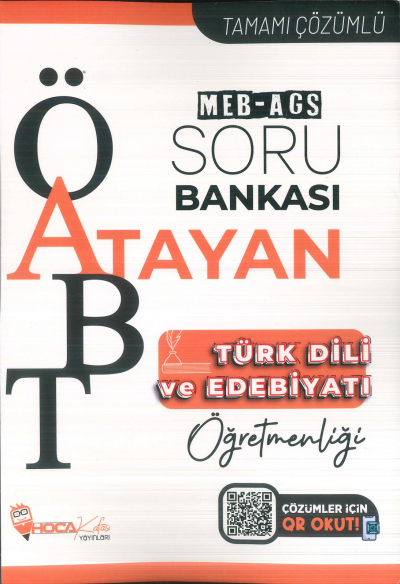 2025 ÖABT MEB-AGS Türk Dili ve Edebiyatı Öğretmenliği Atayan Soru Bankası Çözümlü Hoca Kafası Yayınları