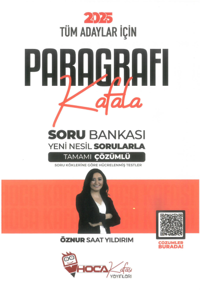 2025 Tüm Adaylar İçin Paragrafı Kafala Soru Bankası Çözümlü Hoca Kafası Yayınları Vivo Fotokopi Merkezi