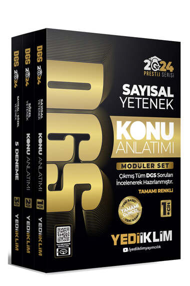 2024 DGS Konu Anlatımlı Modüler Set (3 CİLT) Vivo Fotokopi Merkezi