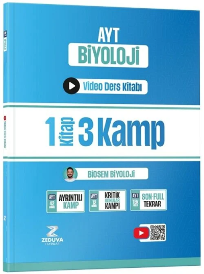 AYT Biosem Biyoloji Video Ders Kitabı - Semih Akpınar Zeduva Yayınları Vivo Fotokopi Merkezi
