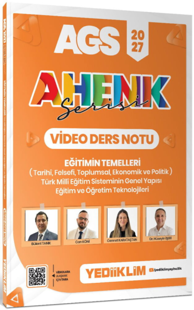 2027 AGS Ahenk Serisi Eğitimin Temelleri ve Temel Kavramlar Türk Milli Eğitim Sisteminin Genel Yapısı Eğitim ve Öğren Video Ders Notu Yediiklim Yayınları Vivo Fotokopi Merkezi