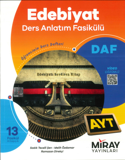 AYT Edebiyat Ders Anlatım Fasikülleri Miray Yayınları Vivo Fotokopi Merkezi