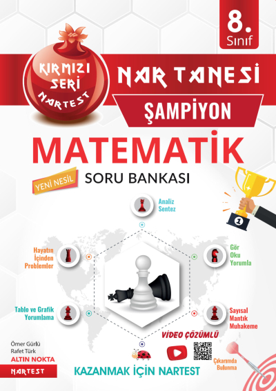 8. Sınıf Nar Tanesi Son Prova Matematik Soru Bankası Nartest Yayınları Vivo Fotokopi Merkezi