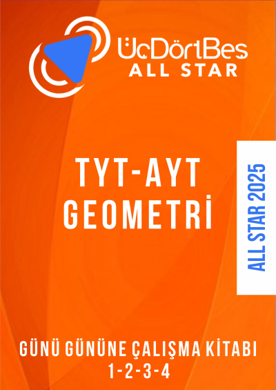 ALL STAR TYT- AYT GEOMETRİ Günü Gününe Çalışma Kitabı (1-2-3-4 Hepsi Bir Arada) Vivo Fotokopi Merkezi