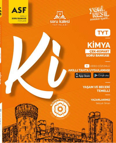 TYT Kimya Çek Kopar Soru Bankası Soru Kalesi Yayınları Vivo Fotokopi Merkezi