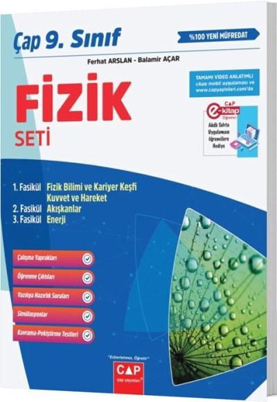 Çap Yayınları 9. Sınıf Fizik Fasikülleri Vivo Fotokopi Merkezi