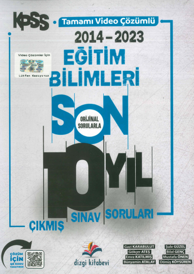 SON 10 YIL ÇIKMIŞ SORULAR TAMAMI VİDEO ÇÖZÜMLÜ (2014-2023)