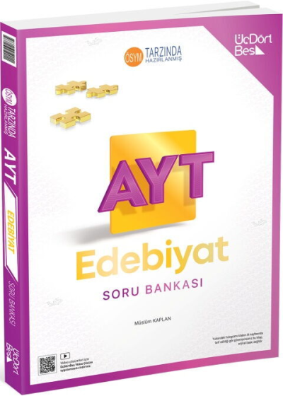 2027 AYT Edebiyat Soru Bankası 345 Üç Dört Beş Yayınları Vivo Fotokopi Merkezi