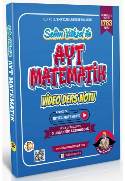 AYT MATEMATİK VİDEO DERS NOTU (BIYIKLI MATEMATİK) Vivo Fotokopi Merkezi