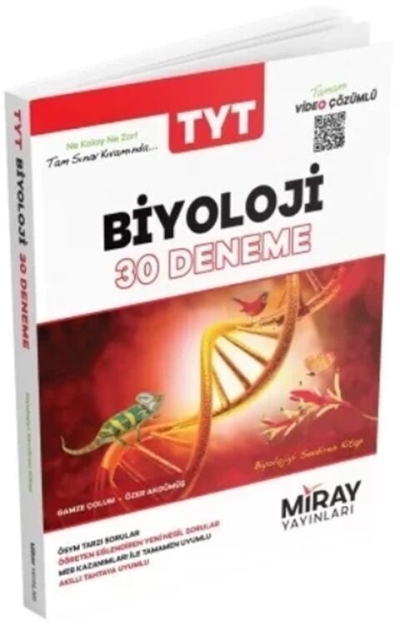 TYT Biyoloji 30 Deneme Miray Yayınları Vivo Fotokopi Merkezi