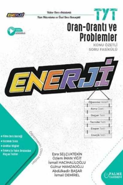 TYT Enerji Oran-orantı ve Problemler Konu Özetli Soru Fasikülü Vivo Fotokopi Merkezi