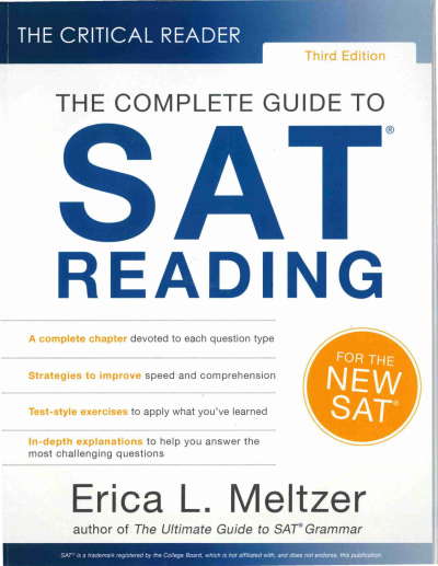 The Critical Reader, 3rd Edition: The Complete Guide to SAT Reading Vivo Fotokopi Merkezi