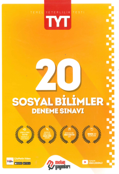 TYT Sosyal Bilimler 20 Deneme