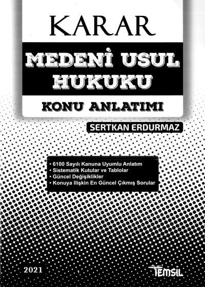 KARAR MEDENİ USUL HUKUKU KONU ANLATIMI Vivo Fotokopi Merkezi