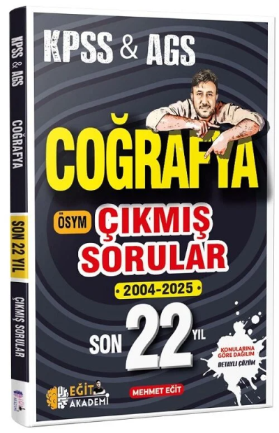 2026 KPSS Coğrafya Son 22 Yıl Çıkmış Sorular Mehmet Eğit Eğit Akademi Vivo Fotokopi Merkezi