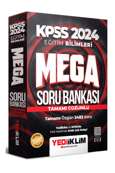 2024 KPSS Eğitim Bilimleri Mega Tamamı Çözümlü Soru Bankası Vivo Fotokopi Merkezi