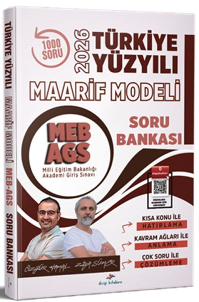 2026 MEB AGS Türkiye Yüzyılı Maarif Modeli Tamamı Video Çözümlü Soru Bankası Dizgi Kitap