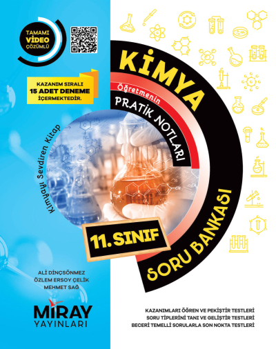 11.Sınıf Kimya Konu Özetli Soru Bankası (Tamamı Video Çözümlü) Miray Yayınları Vivo Fotokopi Merkezi