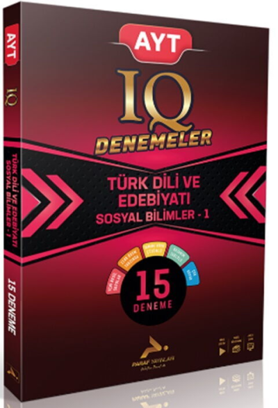 AYT IQ Türk Dili ve Edebiyatı Sosyal Bilimler -1 15 Branş Deneme PRF Paraf Yayınları Vivo Fotokopi Merkezi