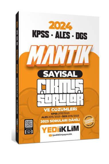 2024 KPSS ALES DGS Sayısal Mantık Tamamı Çözümlü Çıkmış Sorular (2015-2023) Vivo Fotokopi Merkezi