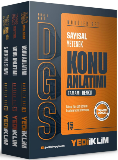 2027 DGS Prestij Konu Anlatımlı Modüler Set Yediiklim Yayınları Vivo Fotokopi Merkezi