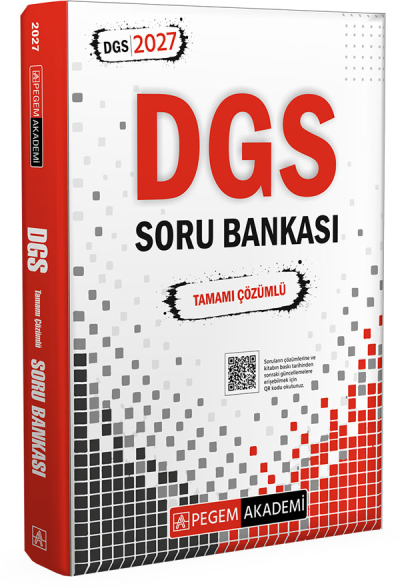 2027 DGS Tamamı Çözümlü Soru Bankası Pegem Akademi Vivo Fotokopi Merkezi
