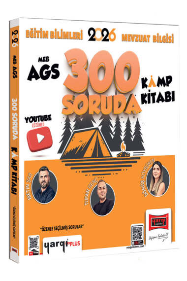 2026 MEB-AGS Eğitim Bilimleri ve Mevzuat Bilgisi 300 Soruda Youtube Çözümlü Kamp Kitabı Yargı Yayınları Vivo Fotokopi Merkezi