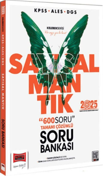 2025 KPSS ALES DGS Kelebek Serisi Sayısal Mantık Tamamı Çözümlü Soru Bankası Yargı Yayınları Vivo Fotokopi Merkezi