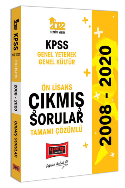 KPSS GY GK Ön Lisans Tamamı Çözümlü Çıkmış Sorular 2008-2020 Vivo Fotokopi Merkezi