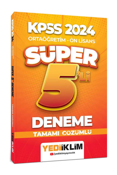 Ortaöğretim Ön Lisans Süper 5li Deneme Tamamı Çözümlü Vivo Fotokopi Merkezi