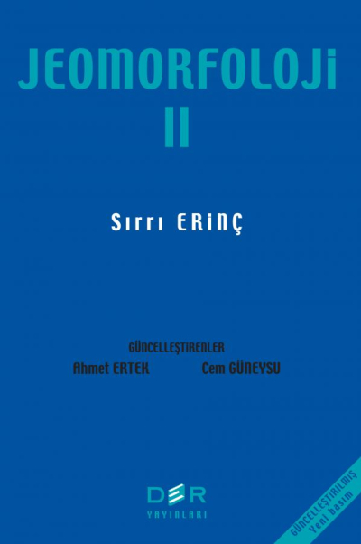 Jeomorfoloji Cilt 2 Sırrı Erinç Der Yayınları Vivo Fotokopi Merkezi