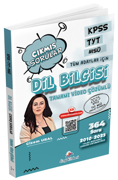 2026 KPSS TYT MSÜ Dil Bilgisi Çıkmış Sorular Son 16 Yıl Çözümlü Gizem Ural Dizgi Kitap Vivo Fotokopi Merkezi