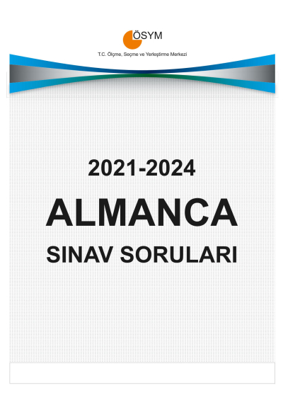 YDT ALMANCA ÇIKMIŞ SINAV SORULARI (2021-2024) Vivo Fotokopi Merkezi