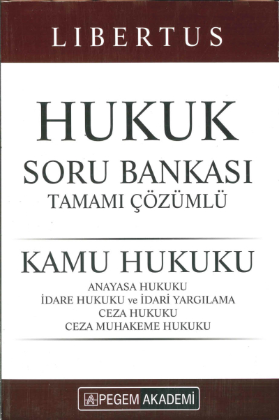 LİBERTUS HUKUK SORU BANKASI TAMAMI ÇÖZÜMLÜ Vivo Fotokopi Merkezi