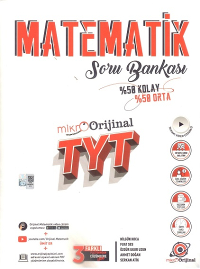 TYT Matematik Mikro Soru Bankası Orijinal Yayınları Vivo Fotokopi Merkezi