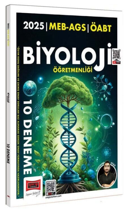 2025 MEB AGS ÖABT Biyoloji Öğretmenliği 10 Deneme Yargı Yayınları Vivo Fotokopi Merkezi