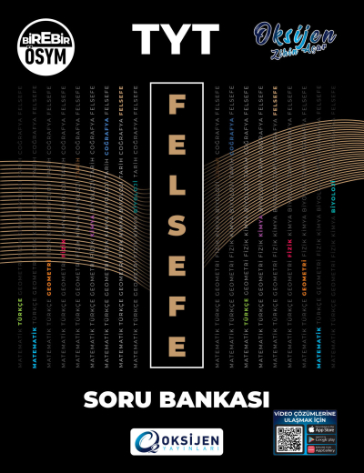 TYT Felsefe Soru Bankası Oksijen Yayınları Vivo Fotokopi Merkezi