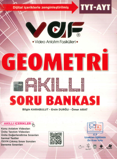 TYT AYT Geometri Soru Bankası Vaf Yayınları Vivo Fotokopi Merkezi