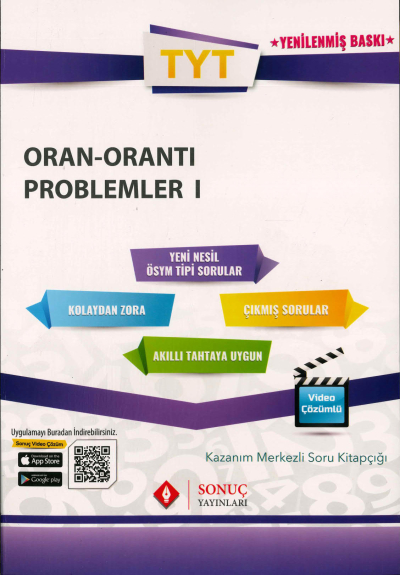 TYT ORAN ORANTI PROBLEMLER 1 SORU KİTAPÇIĞI Vivo Fotokopi Merkezi