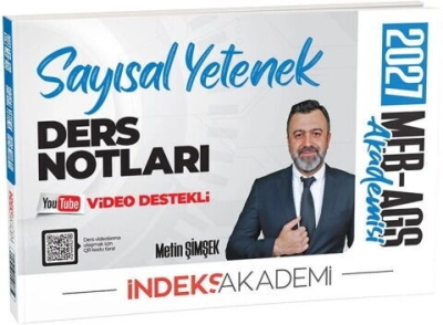 MEB-AGS Akademisi Sayısal Yetenek Video Ders Notları Metin Şimşek İndeks Akademi Yayıncılık Vivo Fotokopi Merkezi