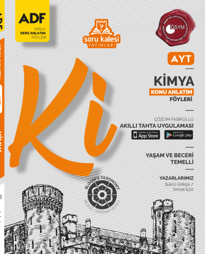 AYT Kimya Konu Anlatım Föyleri Soru Kalesi Yayınları Vivo Fotokopi Merkezi