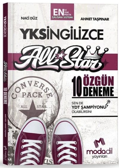 YKSDİL YDT İngilizce All Star 10 Özgün Deneme Modadil Yayınları Vivo Fotokopi Merkezi