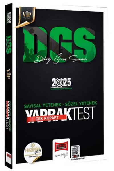 2025 DGS VİP Sayısal-Sözel Yetenek Çek Kopart Yaprak Test Yargı Yayınevi Vivo Fotokopi Merkezi