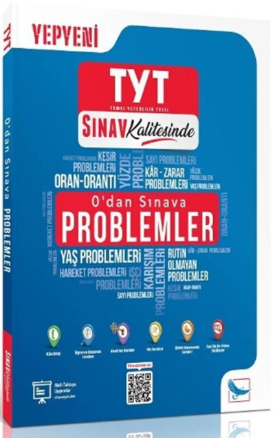 Sınav Yayınları TYT 0 dan Sınava Problemler Sınav Kalitesinde Soru Bankası Vivo Fotokopi Merkezi