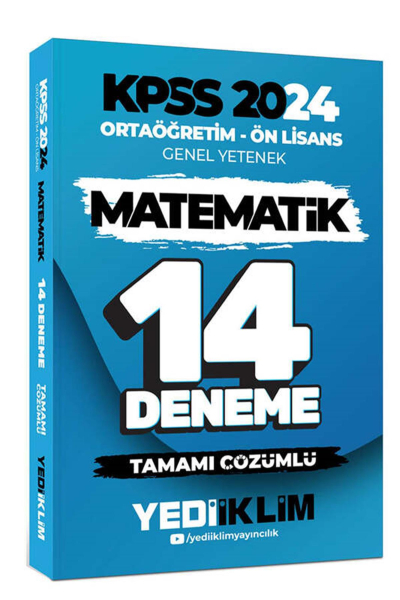 Ortaöğretim Ön Lisans Genel Yetenek Matematik 14 Deneme Tamamı Çözümlü Vivo Fotokopi Merkezi