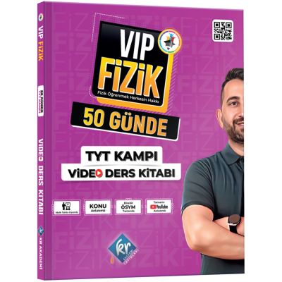 VİP Fizik 50 Günde TYT Kampı Video Ders Kitabı Vivo Fotokopi Merkezi