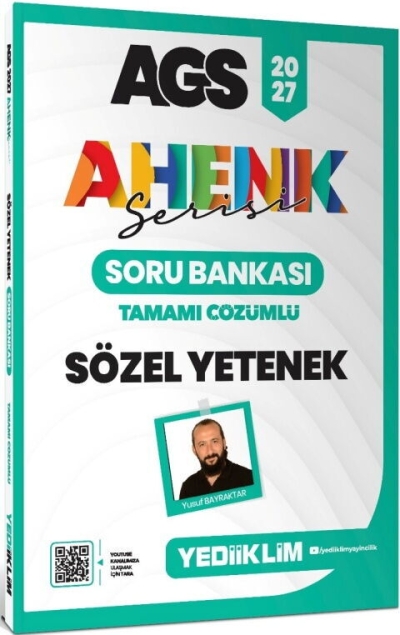 MEB AGS Ahenk Serisi Sözel Yetenek Tamamı Çözümlü Soru Bankası Yediiklim Yayınları Vivo Fotokopi Merkezi